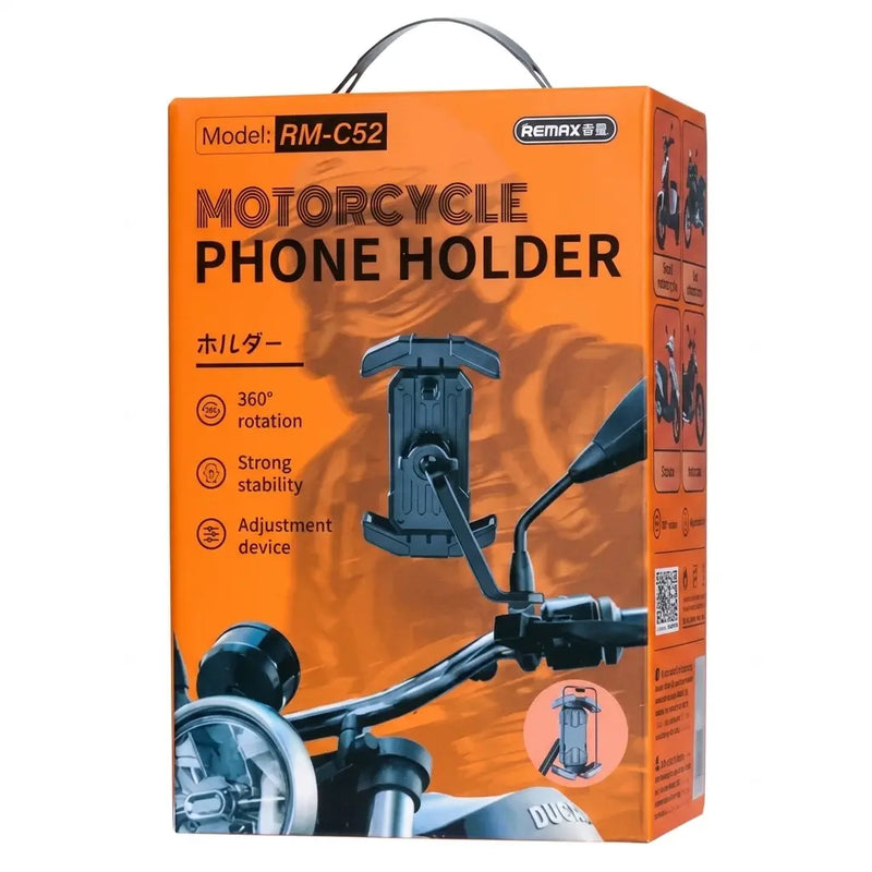 Soporte Reforzado 360° para Moto/Bici Premium REMAX RM-C52