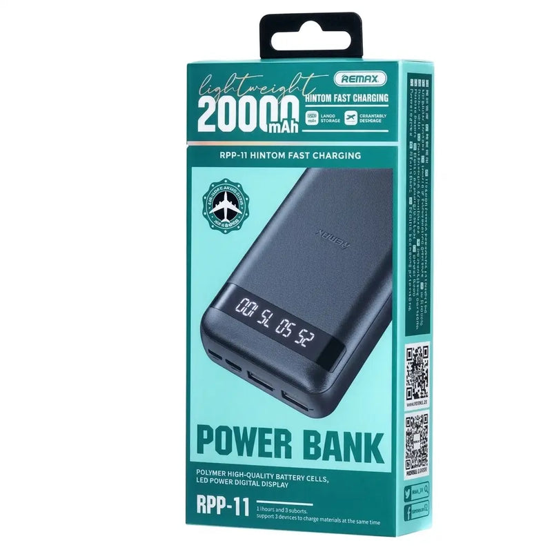 Power Bank 20.000 MAH RPP-11 REMAX