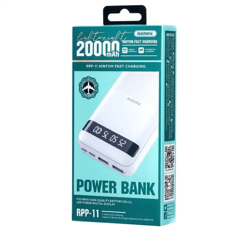 Power Bank 20.000 MAH RPP-11 REMAX
