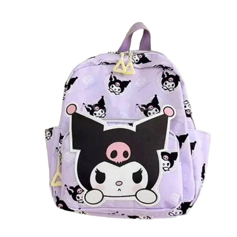 Mochila Infantil Kuromi Lila – Divertida y Cómoda