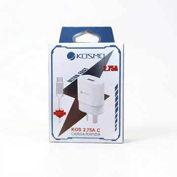 Cargador rápido 2.75A cable desmontable tipo C Kosmo