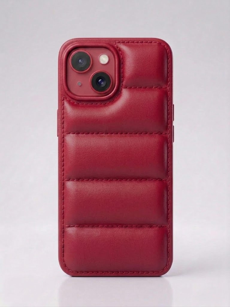 Funda Siliconada Puffer Soft para iPhone 15
