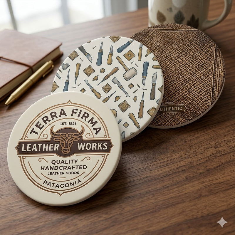 Posavasos Circular Polímero Personalizados