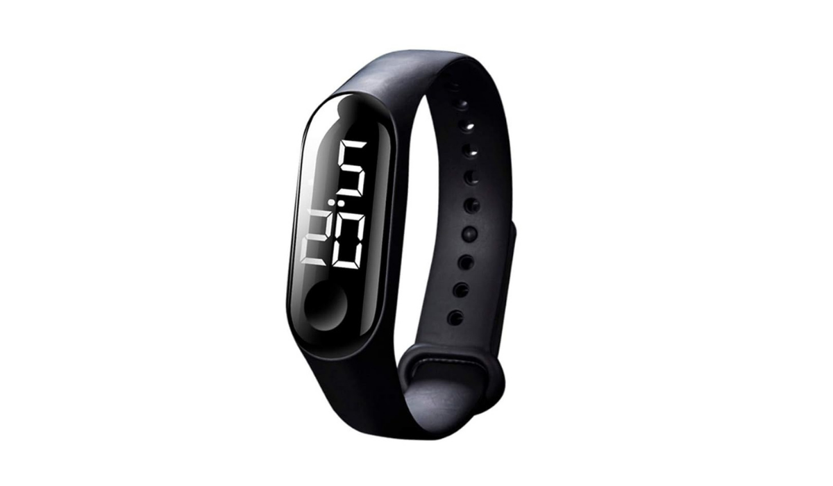 Reloj Digital Común Ovalado