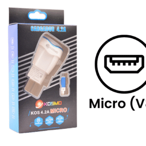 Cargador Rápido Kosmo 4.2A (Micro V8)