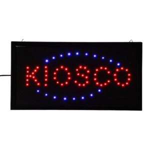 Cartel Luminoso LED Kiosco Con Cable 220v