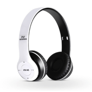 Auricular Vincha Inalámbrico Bluetooth P47 - Blanco