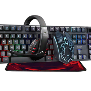 Combo Gamer 4 en 1 Kosmo - Teclado + Mouse + Auricular + Mouse Pad