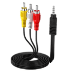 Cable Audio y Video RCA - Mini Plug Aux