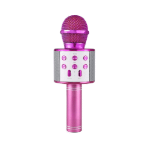 Micrófono Karaoke Inalámbrico de Colores - Rosa