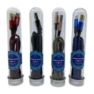 Cable Usb Mallado en Tubo Tipo C