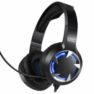 Auricular Gaming Gtc Con Micrófono y Luz Led Azul, Sumérgete En El Juego Al Mejor Estilo