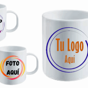Taza Blanca Lisa De Polimero Sublimable