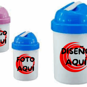 Jarro Cantimplora Polímero Sublimable Antivuelco Con Tapa y Pico
