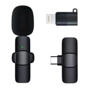 Micrófono Corbatero Inalámbrico Tipo C + Adaptador Lightning