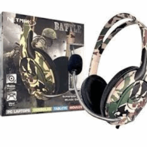 Auricular Netmak Nm-Battle Gamer PS4 Con Micrófono Conector de Ficha 3.5mm