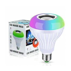 Foco Luz LED RGB 12W Con Altavoz Bluetooth