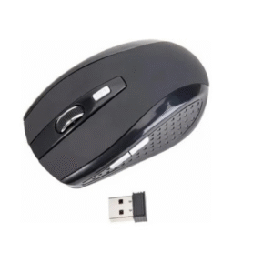 Mouse Inalámbrico Común a Pilas y Adaptador USB