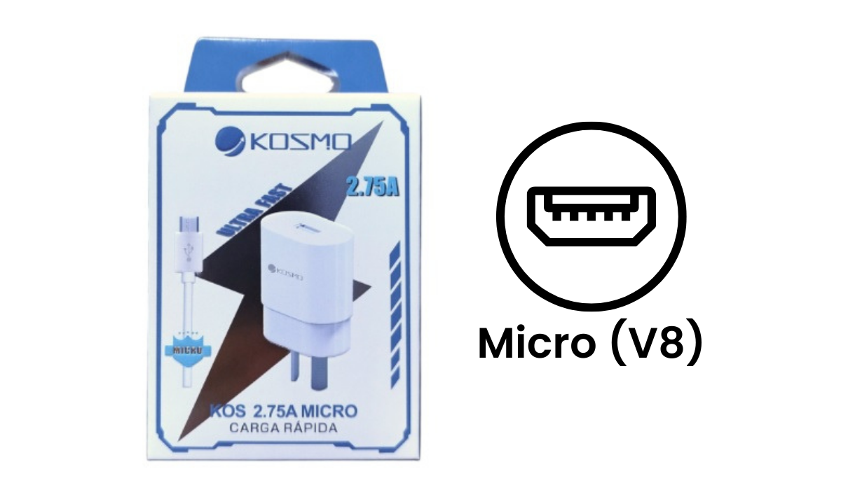 Cargador Rápido Kosmo 2.75A (Micro V8)