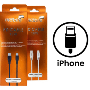 Cable de Datos USB-C Mobile 1.2Mts. 18W (Lightning)