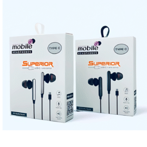 Auricular de Cable Mobile Superior con Ficha Tipo-C