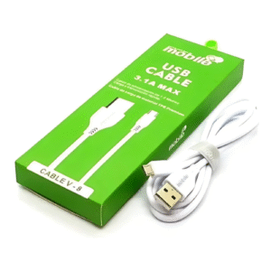 Cable USB Mobile con Ficha V8 1.2 Metros - Carga Rápida