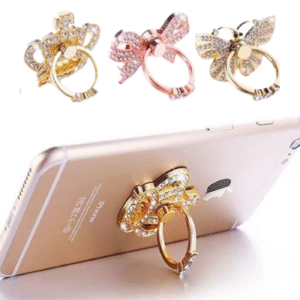 Anillo con Diseño y Brillitos para Celular