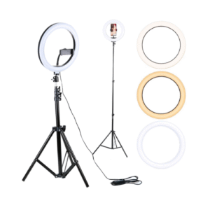 Aro de Luz Led Común + Trípode - Clásica/Fría/Cálida