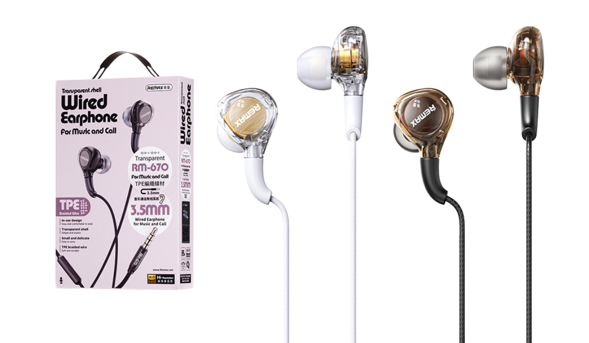 Auricular con Cable Premium REMAX RM-670