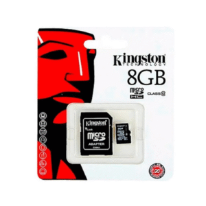 Tarjeta de Memoria + Adaptador 100Mbps - KINGSTON - 8GB