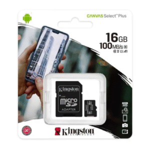 Tarjeta de Memoria + Adaptador 100Mbps - KINGSTON - 16GB