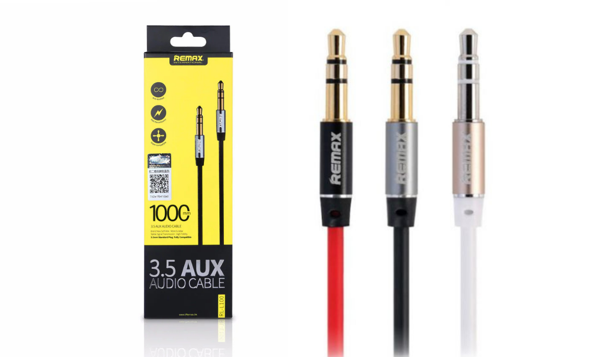 Cable Auxiliar 3.5 REMAX RL-L100 1mt.