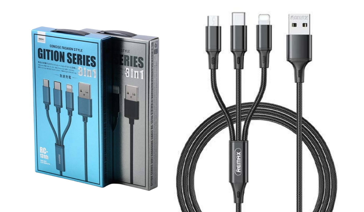 Cable Premium 3 en 1 USB REMAX RC-131TH