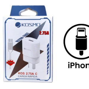 Cargador Rápido Kosmo 2.75A (Lightning)