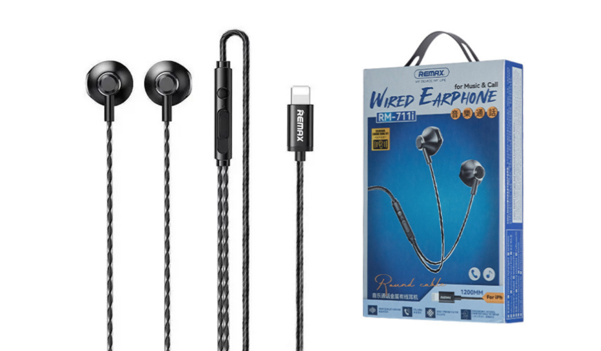 Auricular con Cable REMAX RM-711i (Lightning)