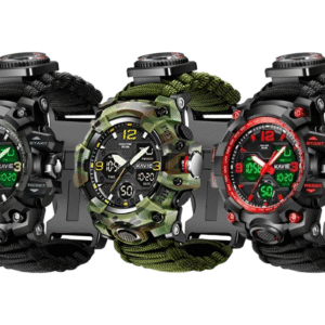 Reloj Deportivo Digital Militar con Brújula
