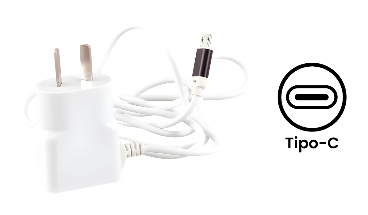 Cargador Común con Cable (Tipo C)
