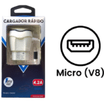 Cargador Rápido Digicell 4.2A (Micro V8)