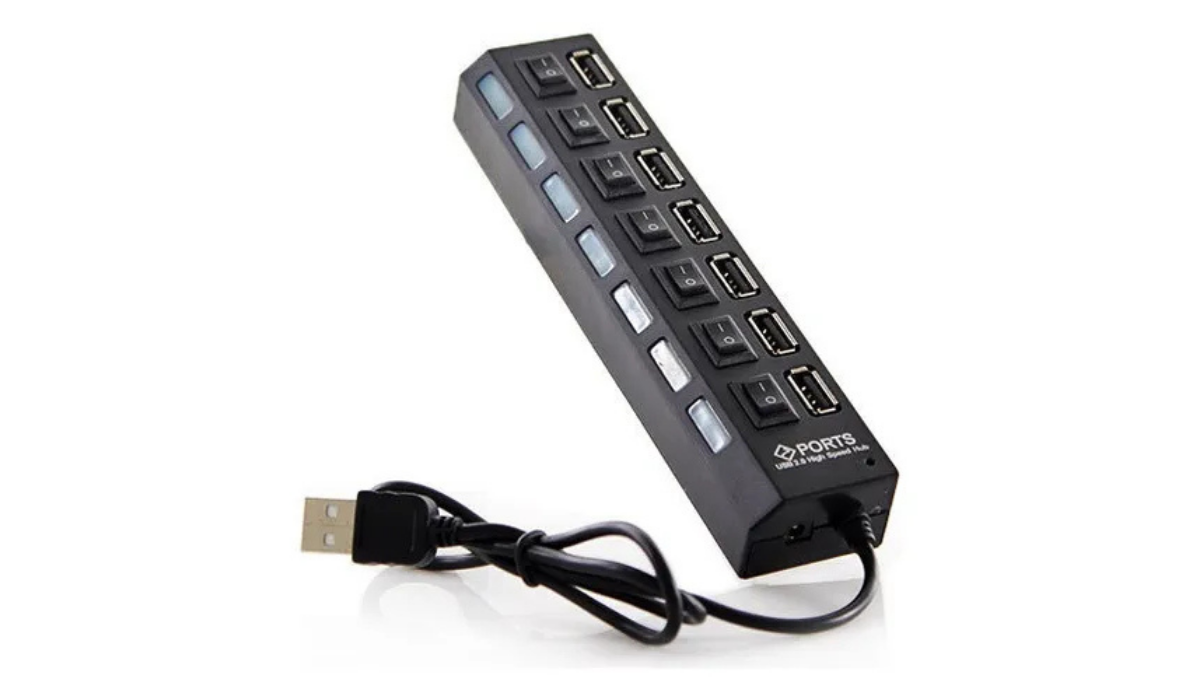 Zapatilla USB Hi-Speed 7 Tomas
