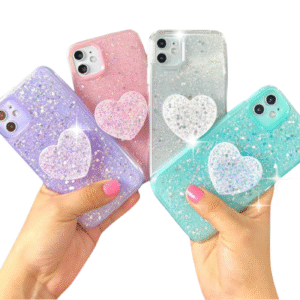 Funda Cristal Brillito + Popsocket (Elige tu Modelo)