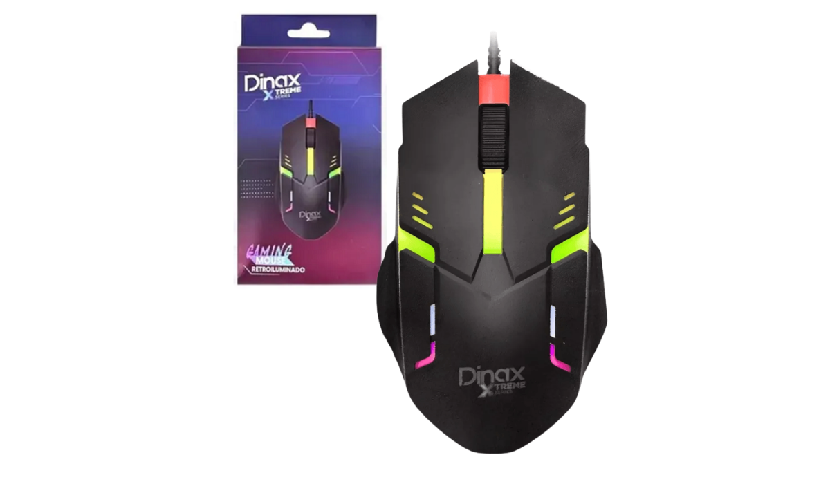Mouse USB Dinax Retroiluminado