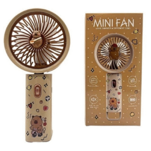 Ventilador de Mano Diseño Capibara