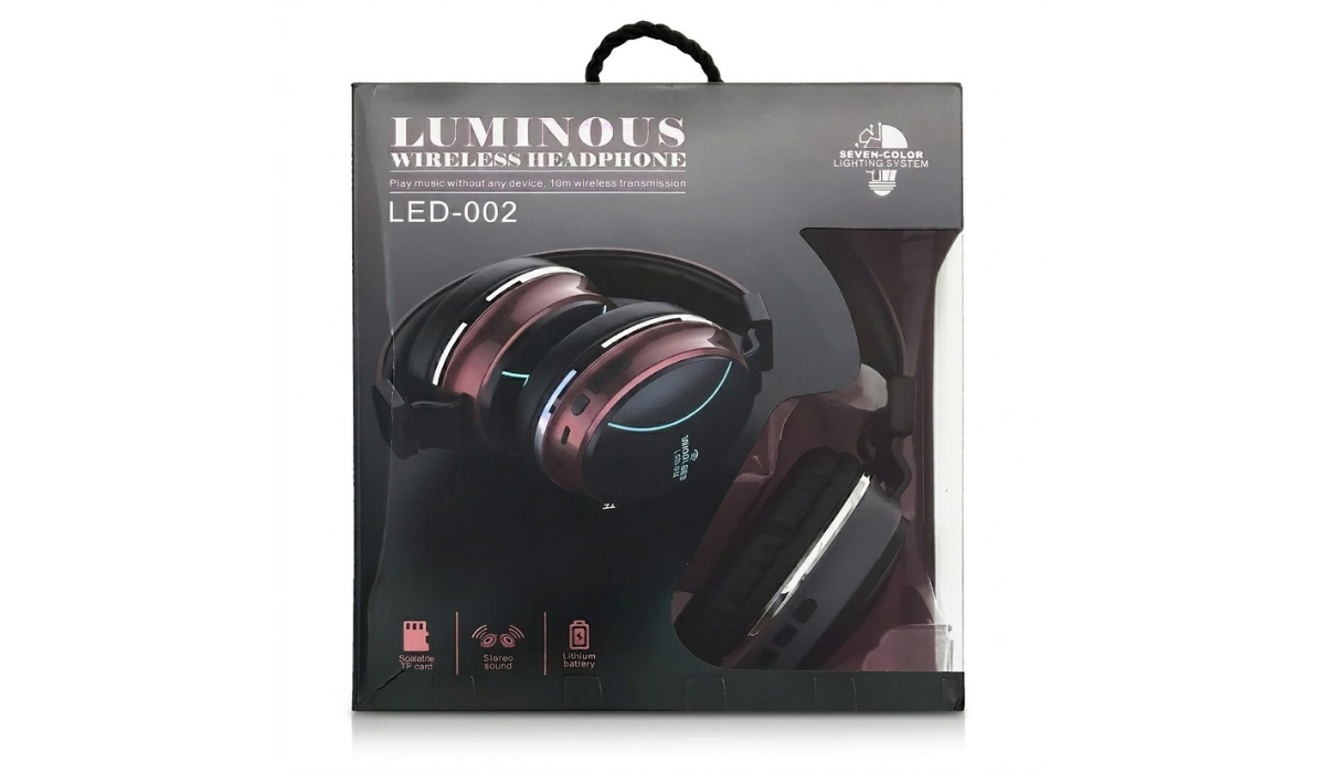 Auricular Vincha Inalámbrico LED-002